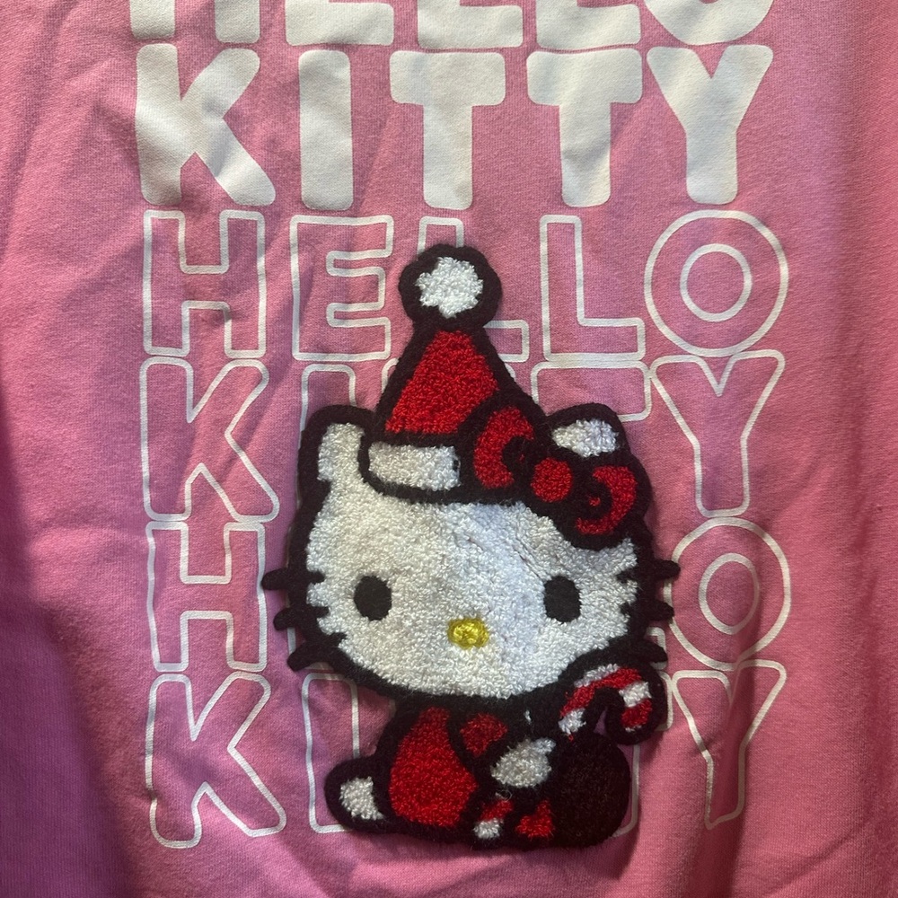 Hello Kitty Pink Graphic Sweatshirt - Picture 4 of 4